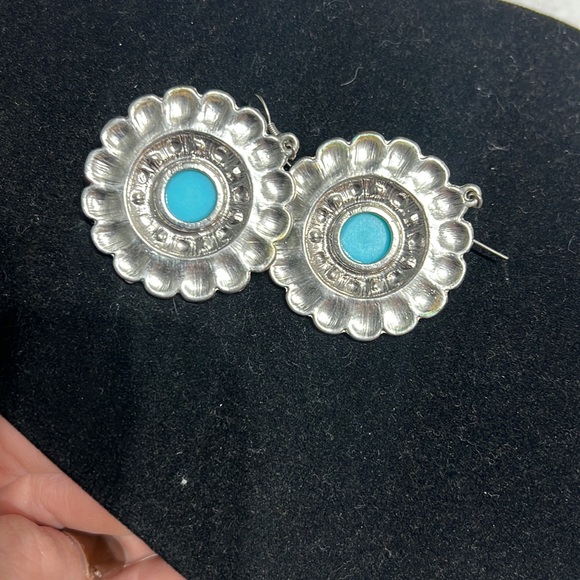 Women’s Silver and‎ Turquoise Earrings! - Picture 4 of 7